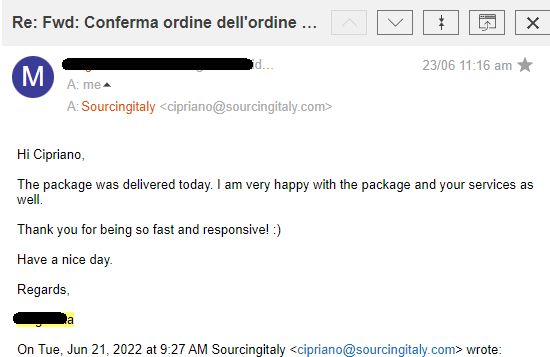 Redirecting Parcel Italy 465 Redirecting Parcel Italy 465